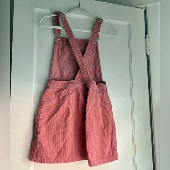 H&M Pink Corduroy Jumper Dress - Picture 2 of 4